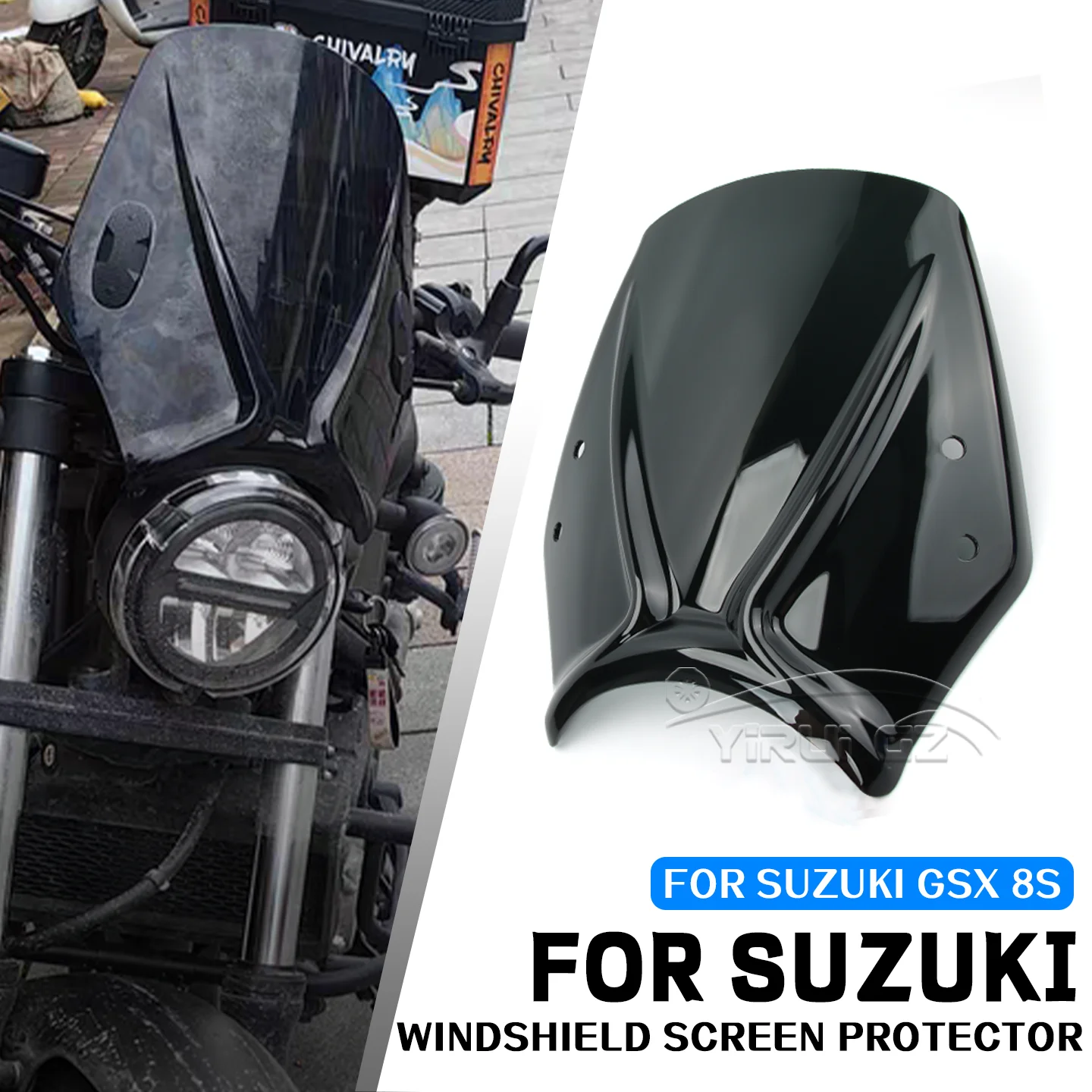 

НОВЫЕ защитные детали для экрана лобового стекла для SUZUKI GSX 8S GSX8S 2023-Защитные детали для экрана лобового стекла, крепежный кронштейн GSX8S GSX8S