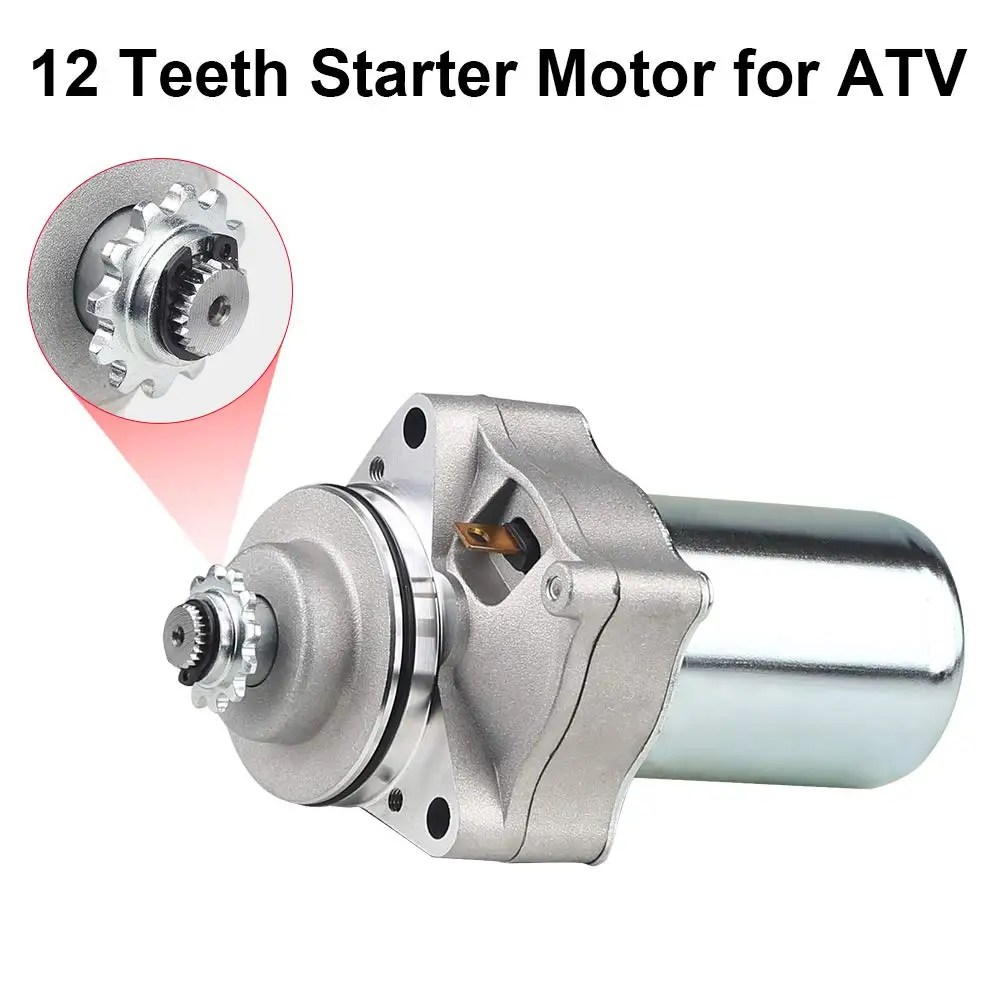 Starter Compatible with Tao Tao 125cc 110cc-50cc ATV Coolster Motor Coolster Four 4 Wheeler Chinese Pit Dirt Bike 4 Wheelers