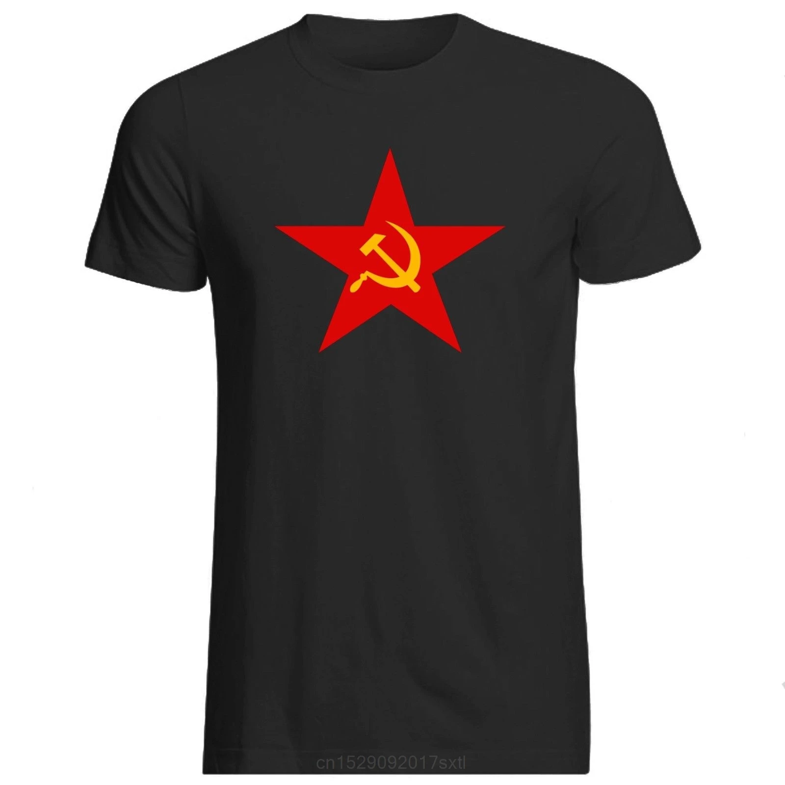 Summer Mens Summer Tops Tees T Shirt Soviet Star / Hammer Sickle Cccp T Shirts