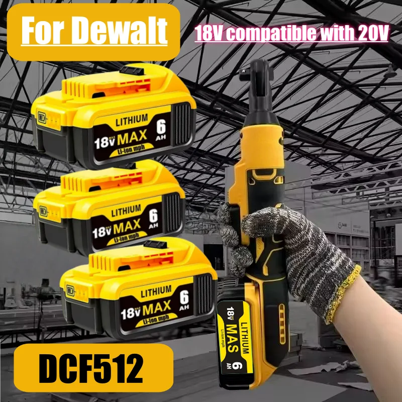 

12Ah Large Capacity Lithium-Ion Battery Pack for Dehydration DCB-DCFSeries Models Compatible with DCB201 DCF512 18V available20V