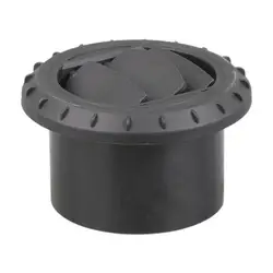 Car Heater Air Outlet Air Vent Louver 60mm 75mm Round Air Vent Warm Air Vent Deflector Outlet Rotatable Black Auto Parts For Car