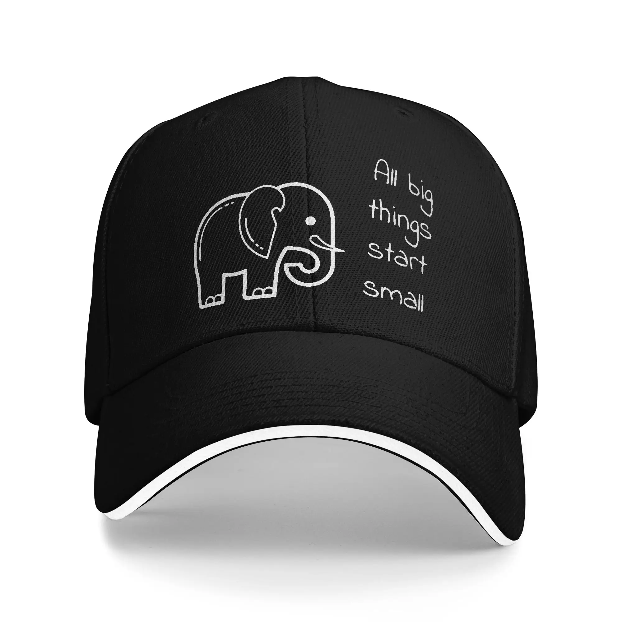 All big things start small Gift For Children Men Women A Baseball Cap Hat