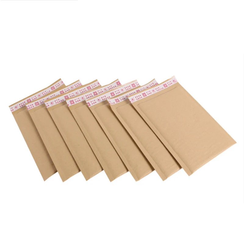 30 Stück Kraft papier Bubble Mailer gepolsterte Versand umschläge für Mailer Geschenk verpackung Selbst versiegelung Beutel Bubble Polsterung mehrere Größen