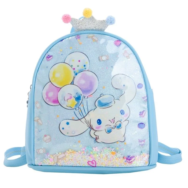 

Original cartoon Kuromi Kids Backpack Mini Schoolbag Girls and Boys Cute Shoulder Bag
