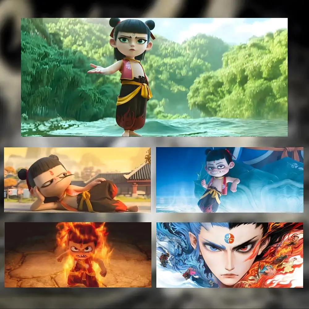 2 movie mythical N-Ne Zha 2 Mouse Pad Large Thick Desk Pad Stitched Edges Gaming Mouse Mat for PC