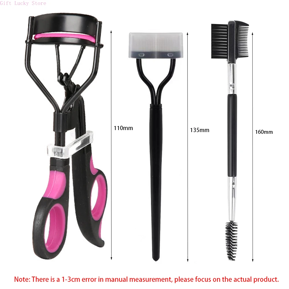 7/15pcs Piegaciglia Set Con Cuscinetti di Ricambio Per Le Donne Ciglia Curling Pinzette Pinze Lash Mascara Bacchette Pennello Strumento di Trucco