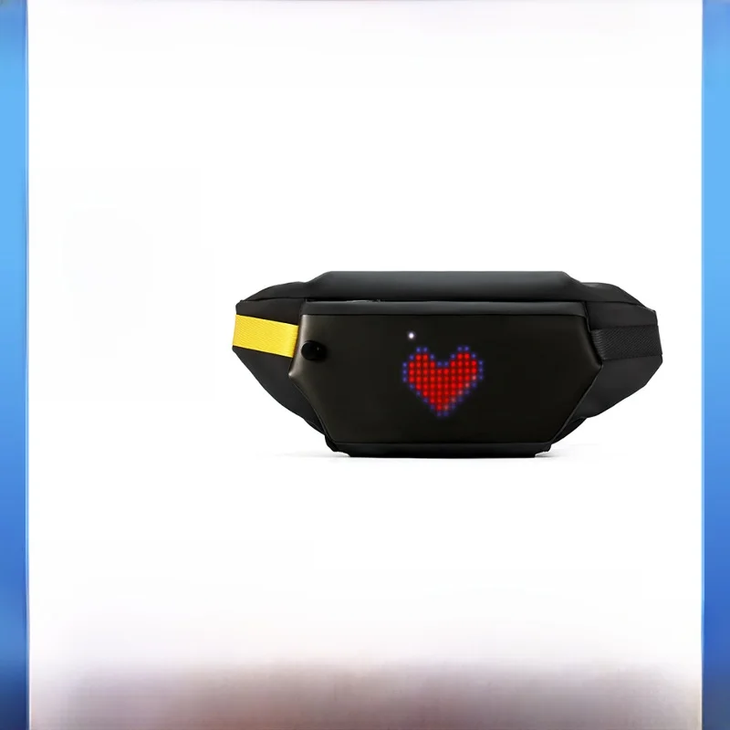 

Крутая светодиодная мужская и женская сумка через плечо, выбор Editor, модная поясная сумка на груди, сделай сам, регулируемый ремень, Travel Bravoal