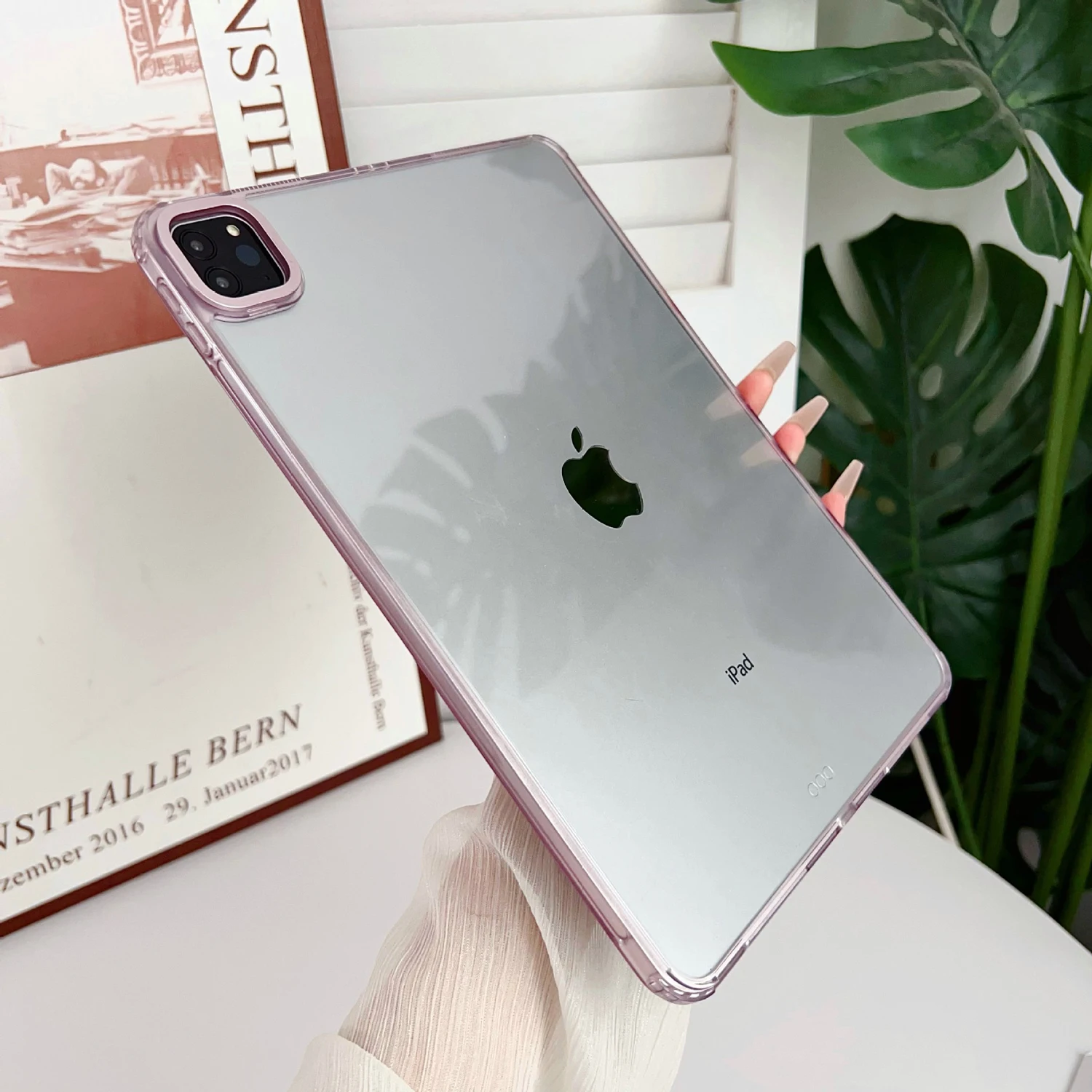 حافظة شفافة لجهاز iPad Air 4 5 Pro 2024 M4 2025 A16 10.2 10.9 11 12.9 13 MINI 6 7 8 9 10th 11th الجيل