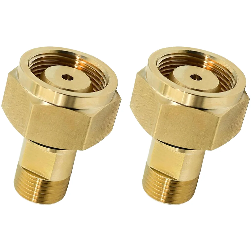 Brass Cylinder Adapter Enabling For cga 520 to For cga 200 Interchange in For Acetylene Gas Supply and Regulation Systems