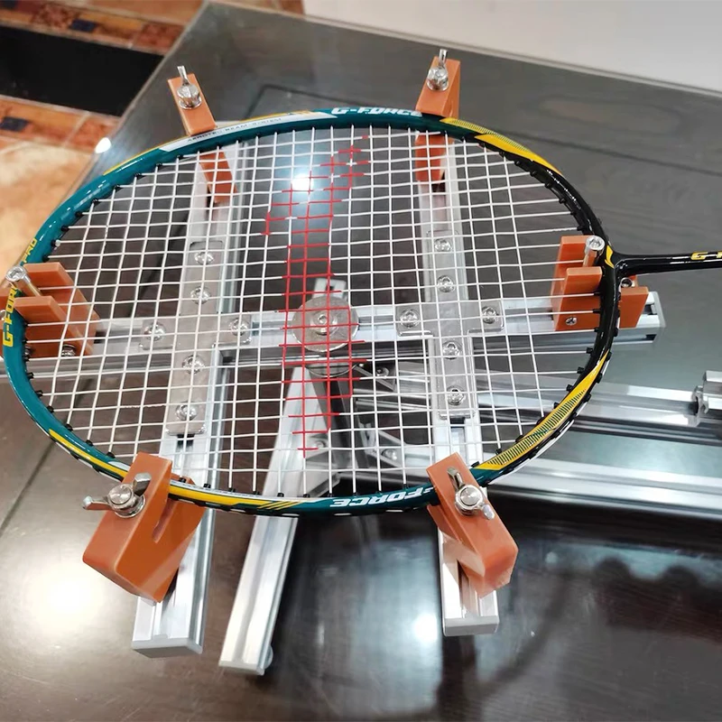 Imagem -03 - Household Badminton Racket Stringing Machine String Machine Suporte Liga de Alumínio Faça Você Mesmo Racket Frame