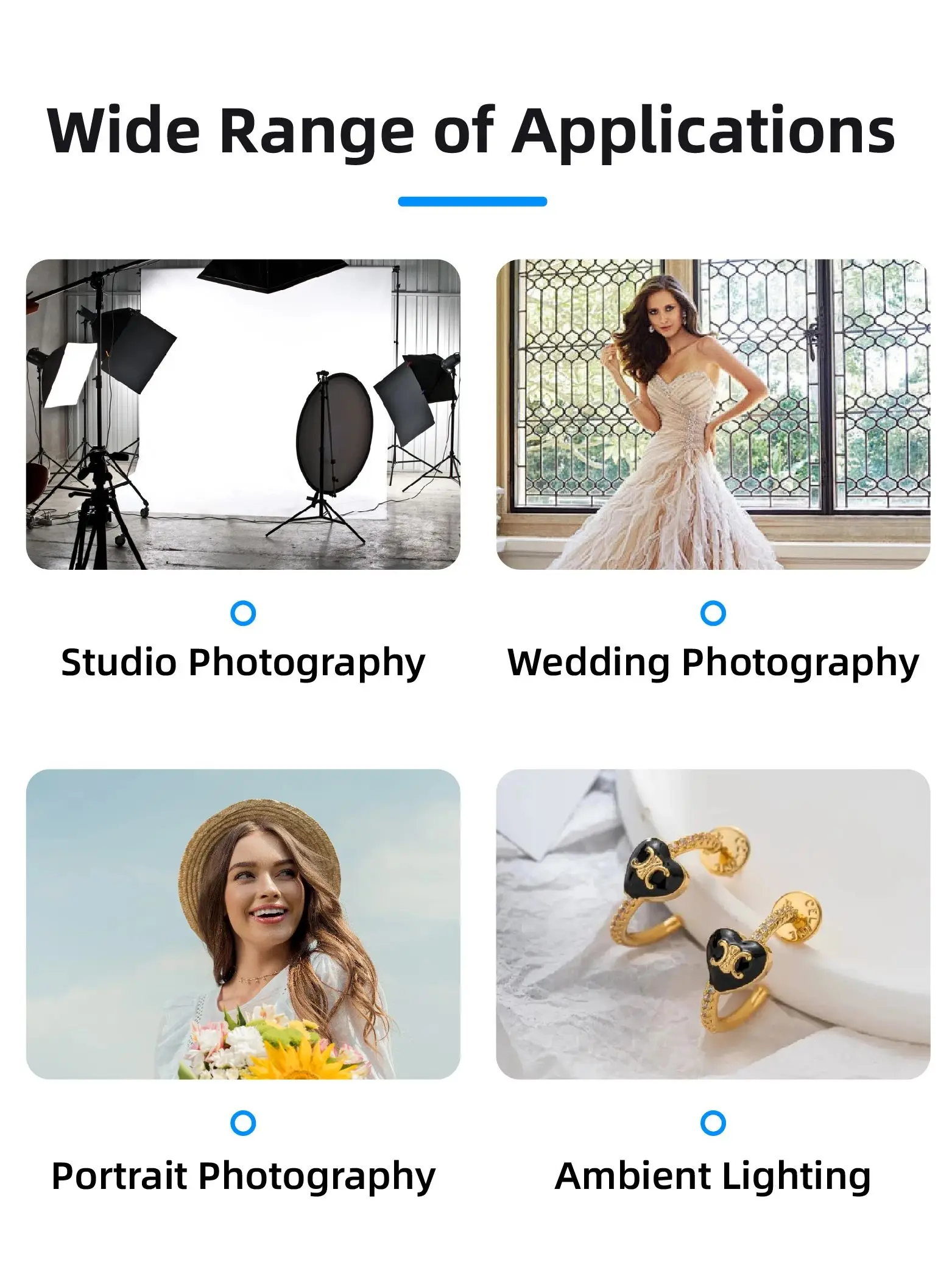 عاكس تصوير دائري قابل للطي ، ناشر ضوء خارجي ، قرص متعدد مع حقيبة حمل ، استوديو تصوير ، 2 في 1 ، 30 ، 60 ، 80 ،! #4