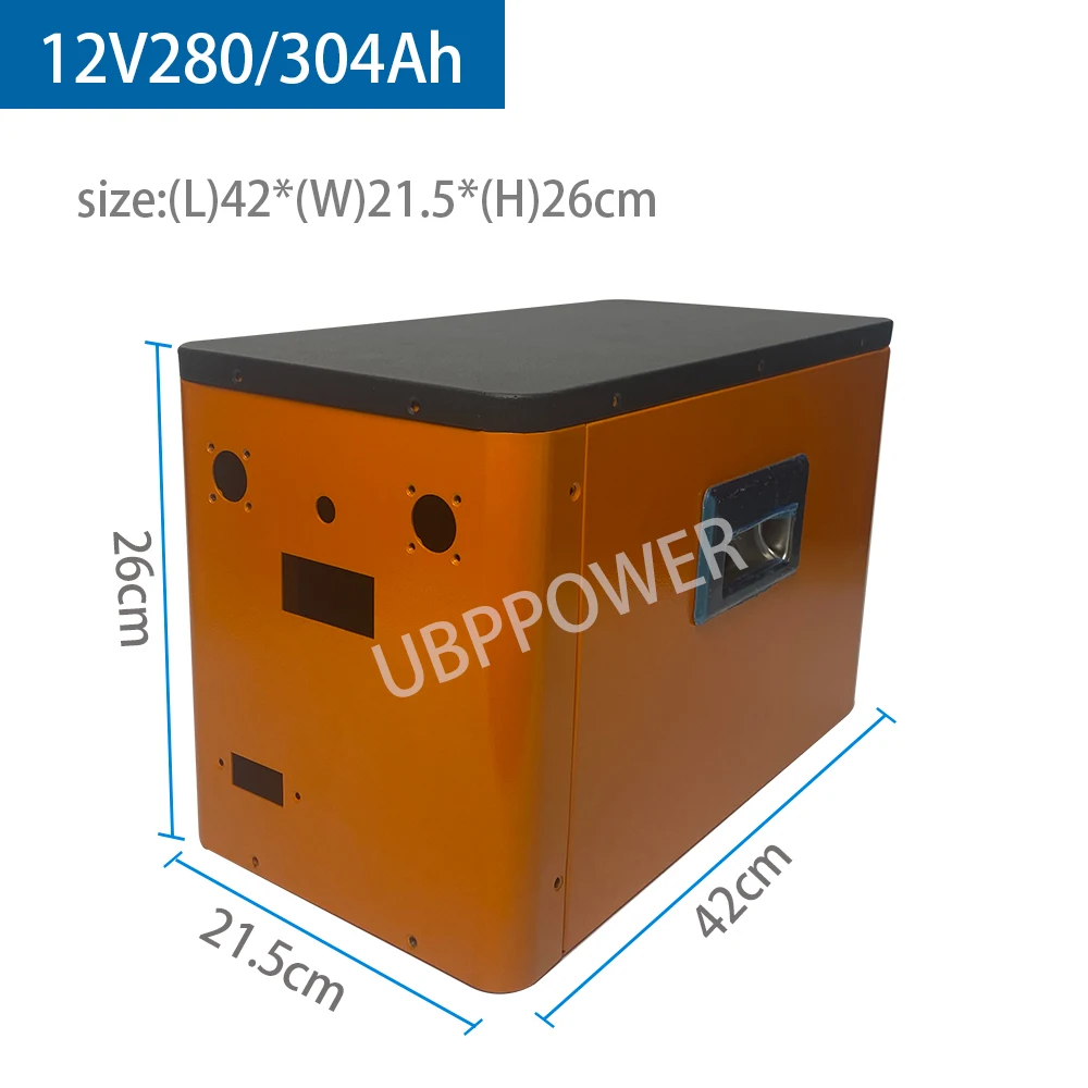 UBPPOWER 280Ah 304Ah Lifepo4 Battery Bax Kit Case Rechargeable Lithium Cell Lifepo 12V 24V 48VDIY Vans RV Boats Golf Carts Solar