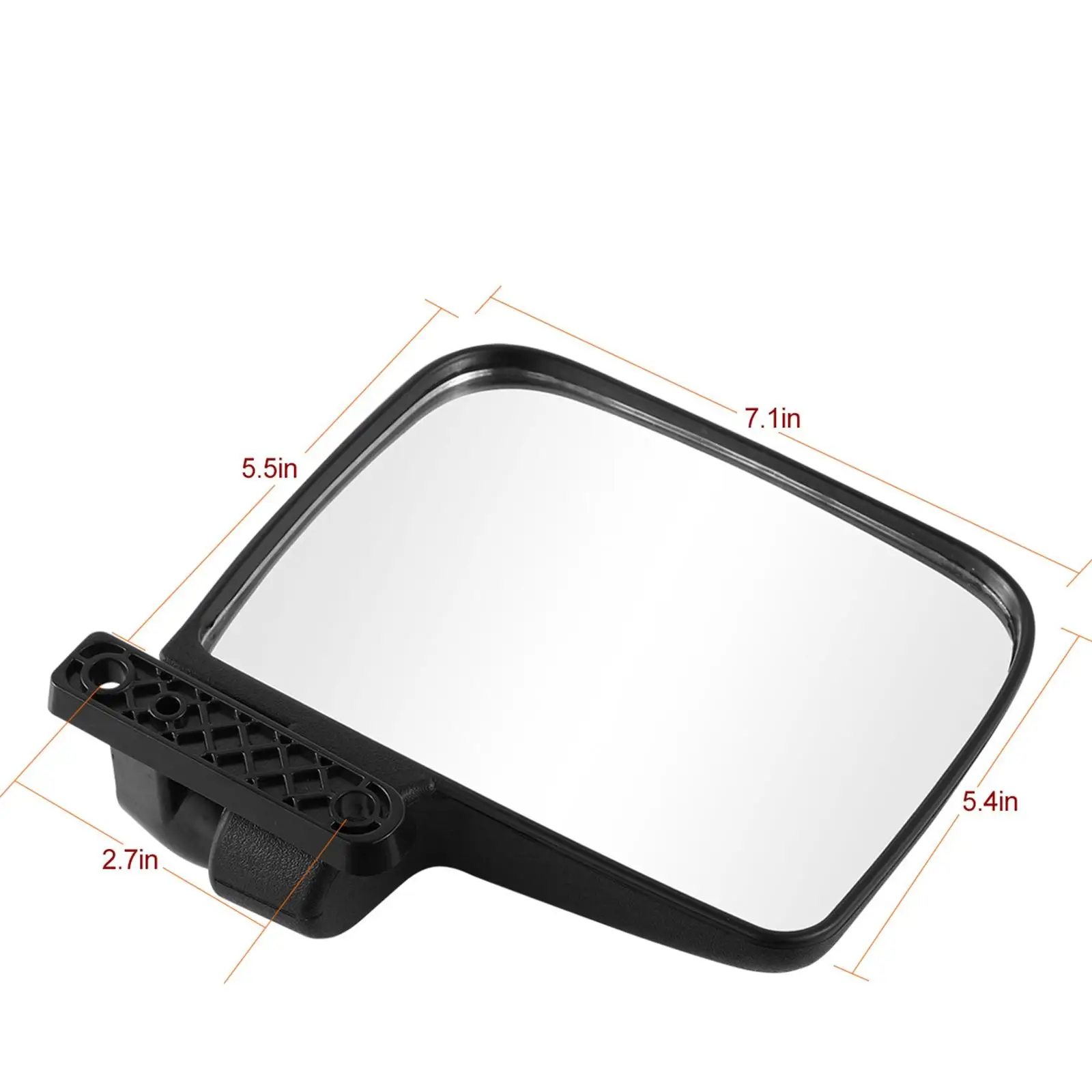 2x Golf Carts Side Mirrors Replacement Golf Carts Accessories Foldable