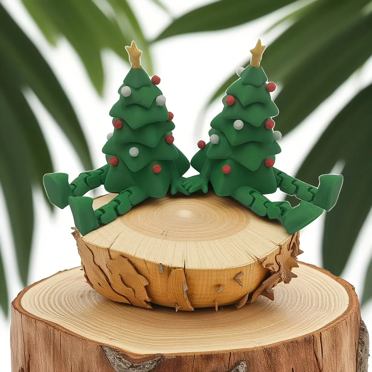 زينة شجرة عيد الميلاد المبتكرة ثلاثية الأبعاد المطبوعة يدويًا، مناسبة لعيد الميلاد، يمكن استخدامه لتزيين المكاتب والسيارات والداخل. #3
