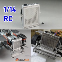 1/14 RC Truck Radiator Grille Cooler SCALECLUB SX-TY-1 For Tamiya 1/14 770s FH16 AROCS TGX RC Tractor Truck Parts Accessories