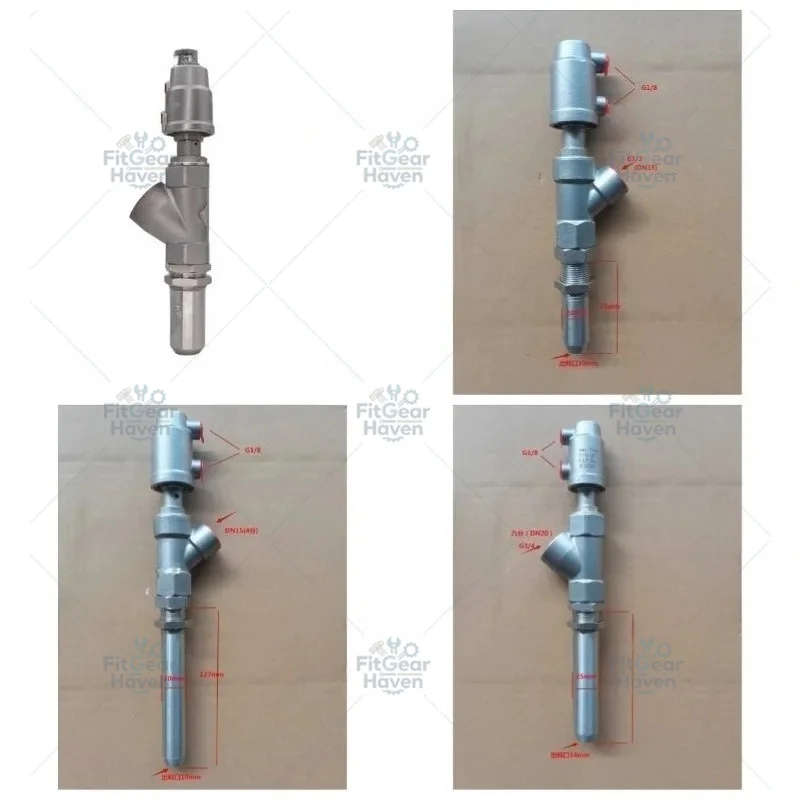 Linear Filling Machine Accessories4points Anti-drip Discharge Nozzle Pneumatic Liquid Fillingvalve Pipe Diameter20 Pipe Length66