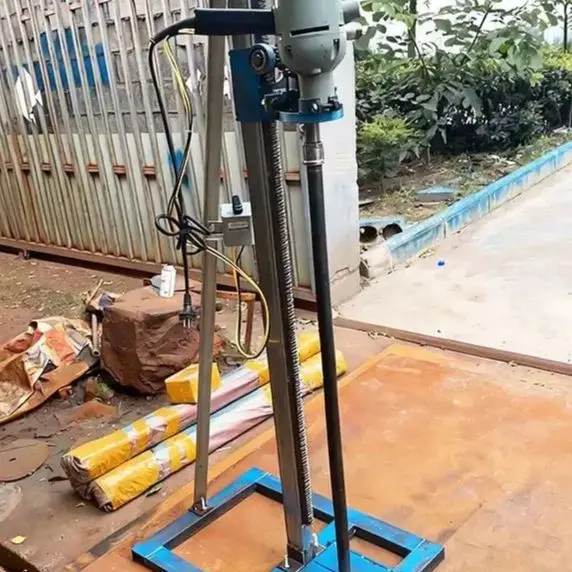 

Customized Electric Driven Water Well Drilling Rig Vertical Frame Handheld High Torque Livestock Breeding 60m