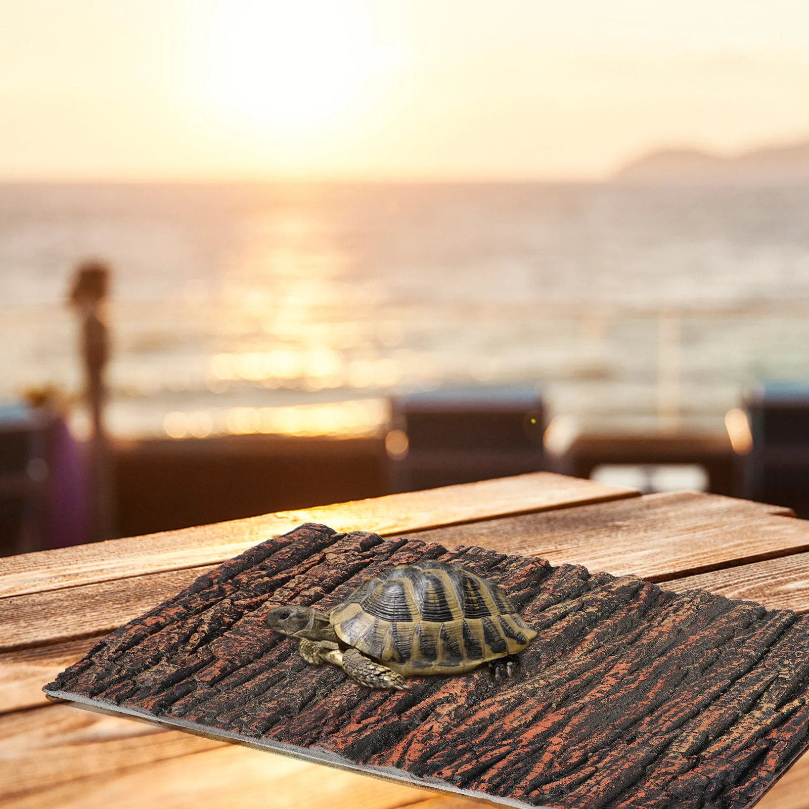 

1 шт. Декоративная имитация коры дуба для аквариума, реалистичная панель для оформления ландшафта аквариумов с черепахами и рептилиями