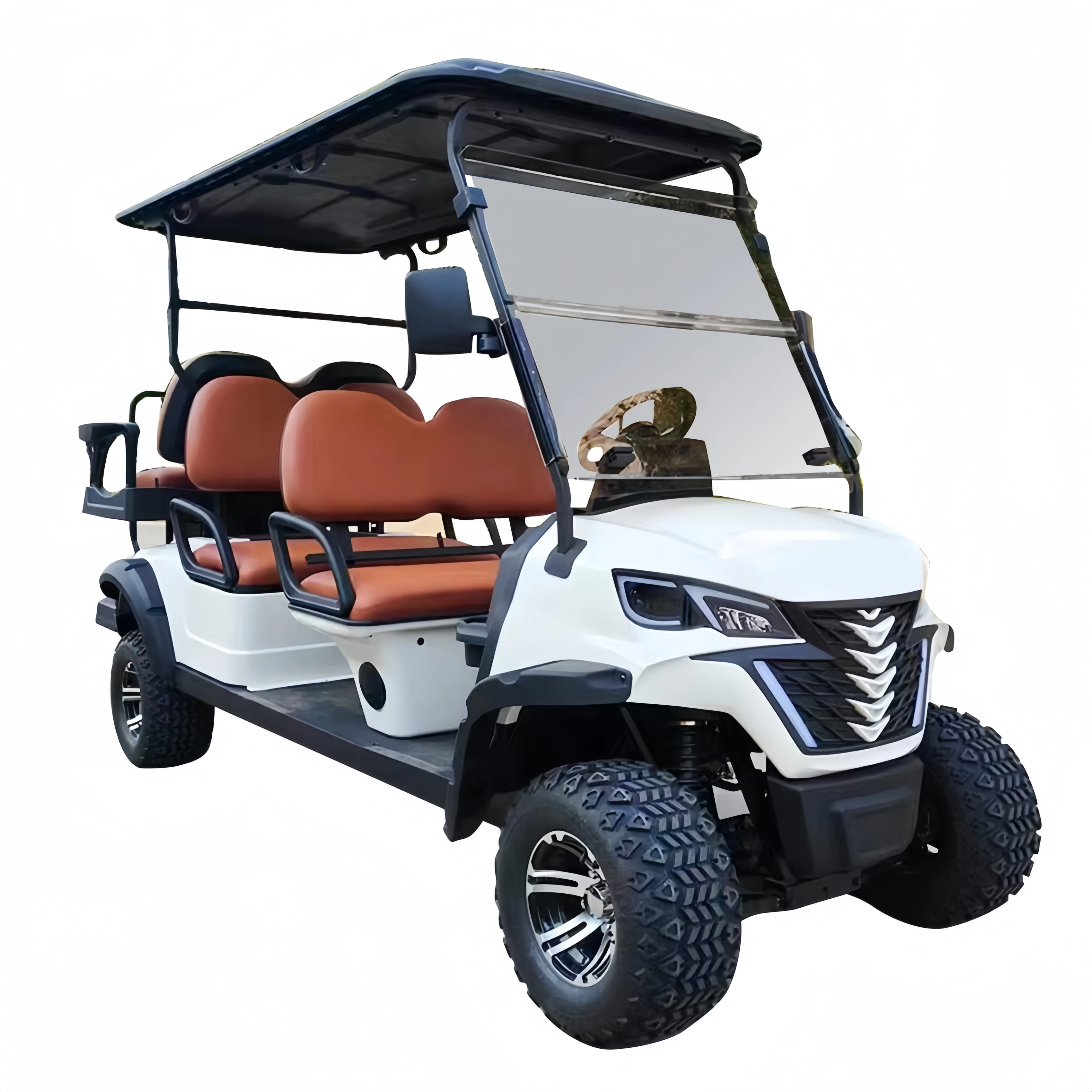 new model 6 seater golf cart electric 6 passenger sightseeing golf cart