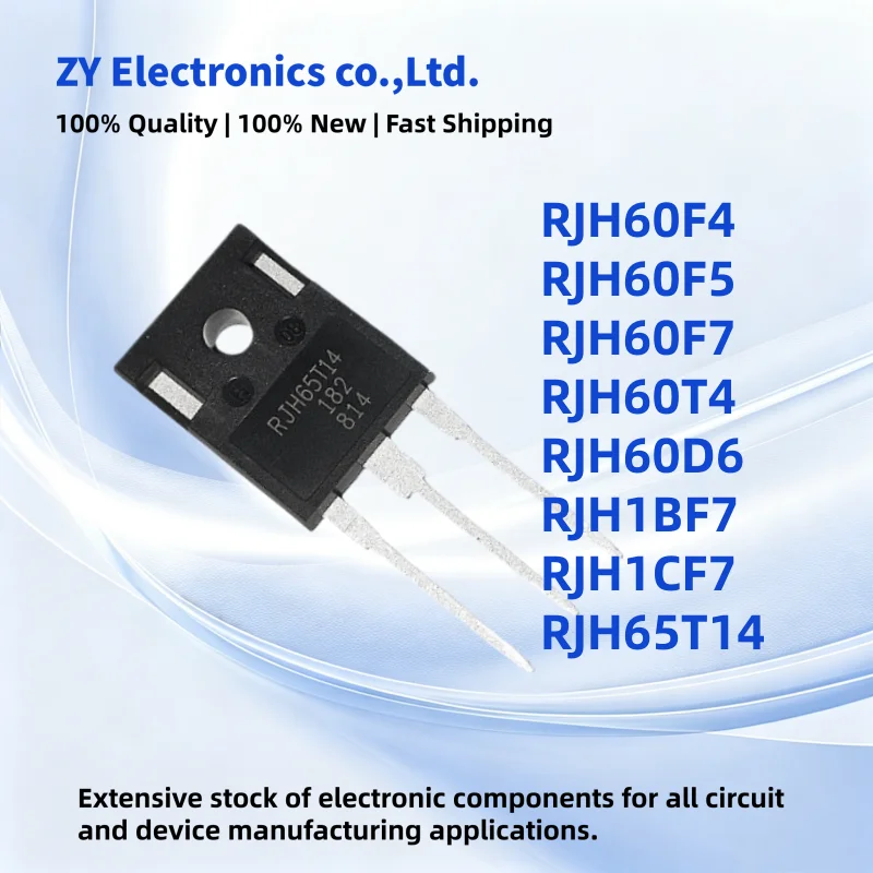 10PCS New RJH1BF7 RJH1CF7 RJH60T4 RJH60F4 RJH60F7 RJH65T14 RJH60F5 RJH60D6 TO-247 IGBT Tube