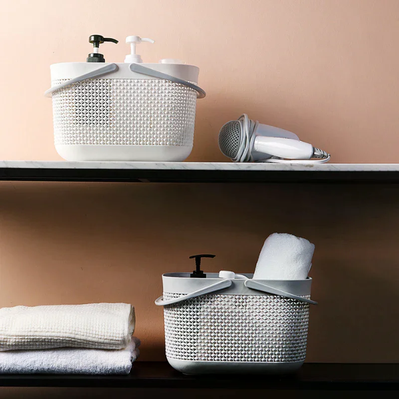 Japanese-Style Portable Bath Basket/Bathroom Storage Basket/Bath Crate