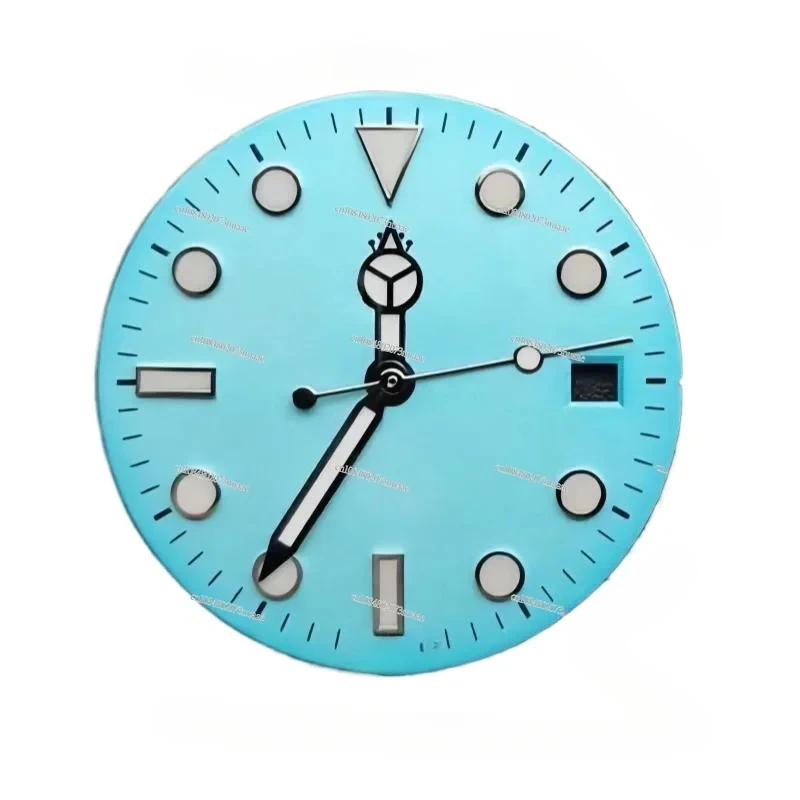 Luminous Ghost Face Dial, Green Ghost Plate, Modified Surface, Suitable for 8215 Movement 2813, Literal