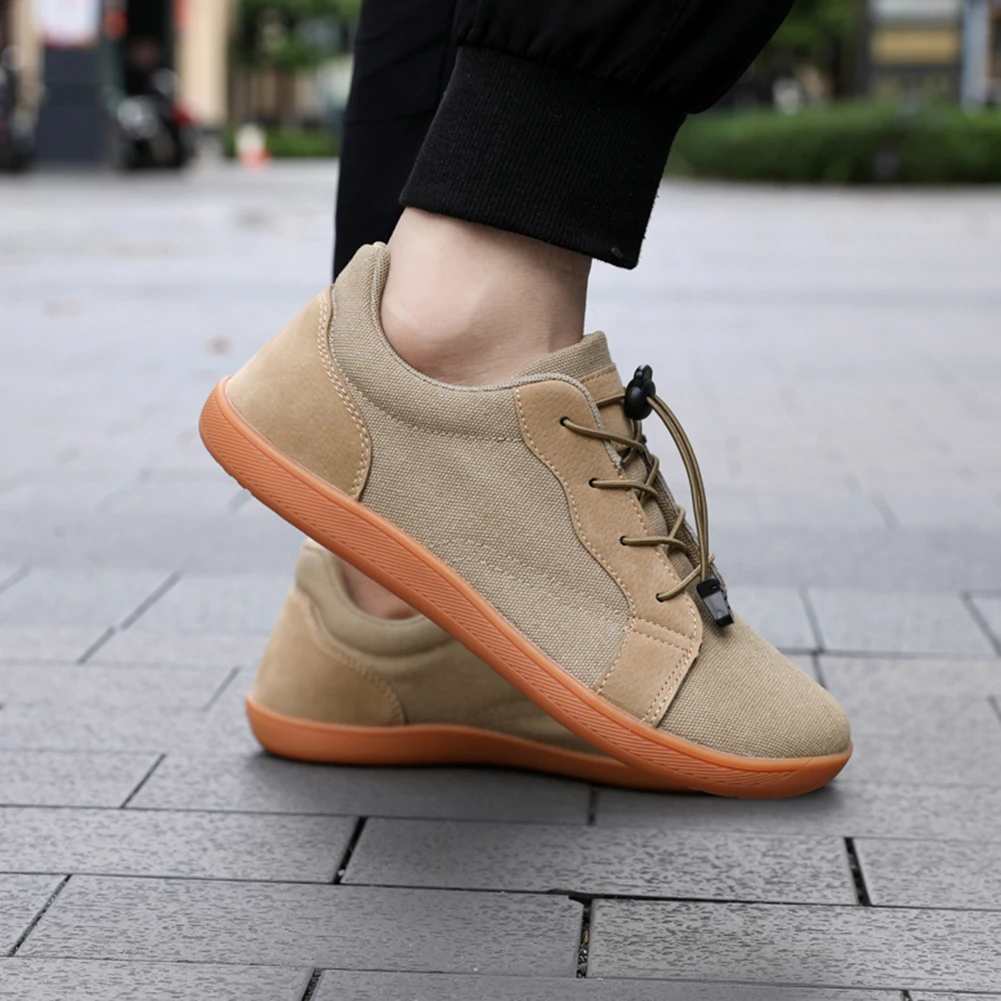 

Unisex Wide Barefoot Shoes Minimalist Walking Shoes Non Slip Slip On Running Shoes Lightweight Trekking Shoes for Outdoor Sports