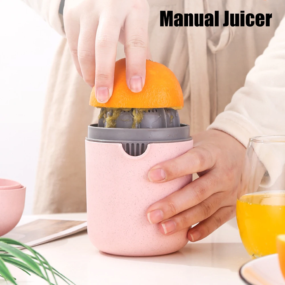 Mini Fruit Juicer Hand Rotation Press Juicer Fruit Squeezer Machine Tool Manual Portable Orange Citrus Lemon Juicer