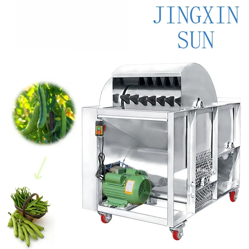 Fresh Edamame Processing Pod Picker Green Soybean Pea Picker Harvester