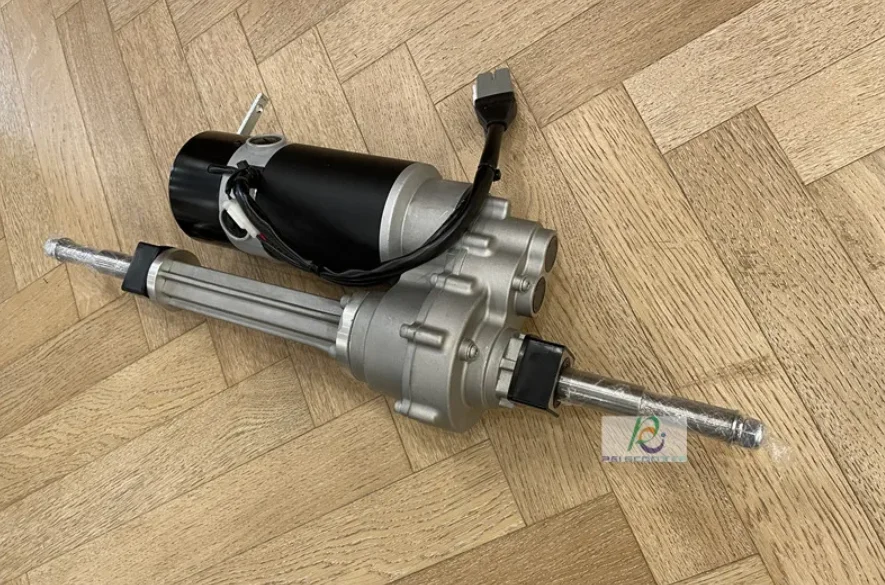 Power torque 24v 800w Brushed gear mobility scooter transaxle motor with electromagnetic brake