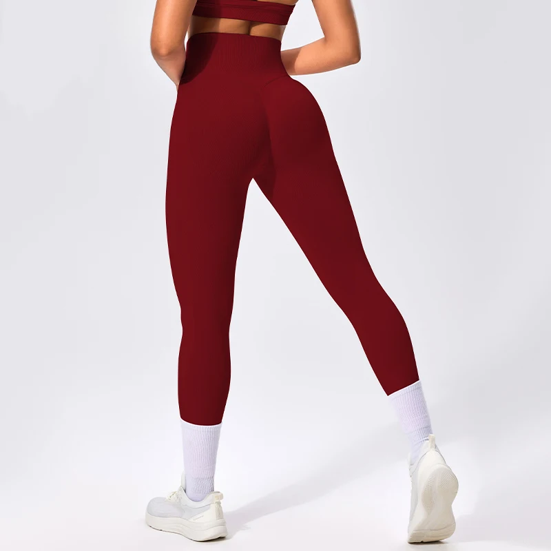 High Waist Yoga Leggings Scrunch Butt Workout Gym Sports Pants For Women