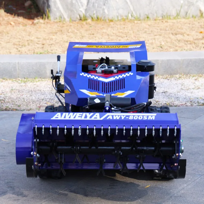 Customized Cordless Farm Flail Robot Mower – 800-1000mm Remote Control at Competitive Prices