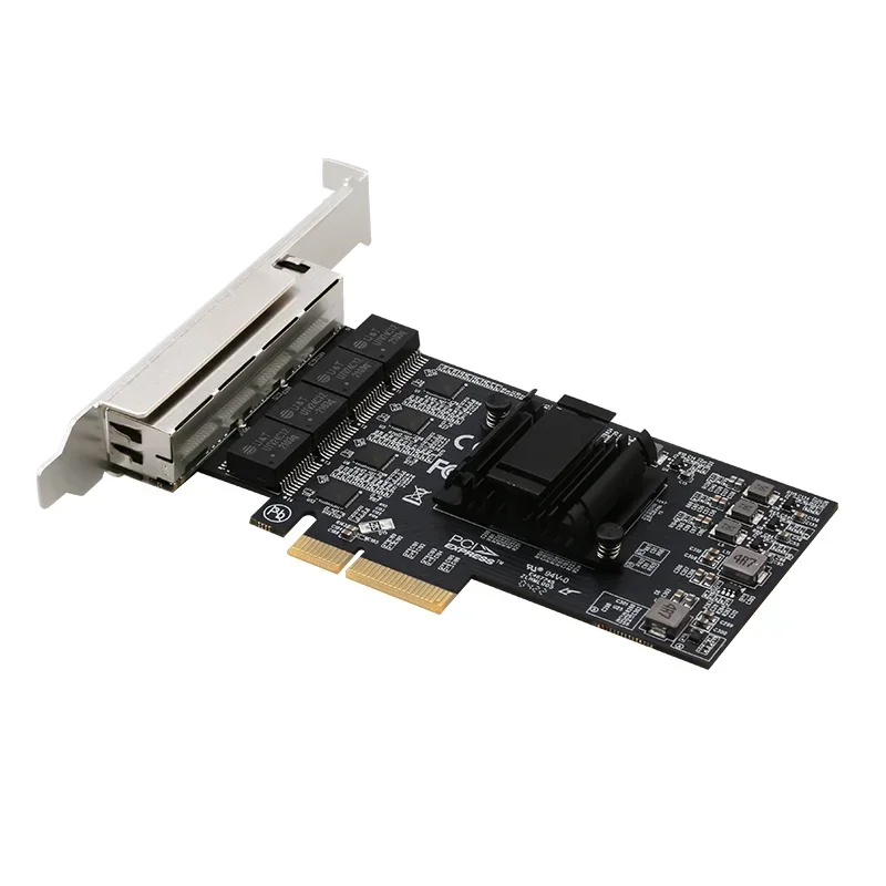 PCIe Network 4 port 2.5G Card  10/100/1000M/2.5G RJ45 Realtek/RT8125B PCI-E LAN GIBABIT Ethernet Network Adapter Card