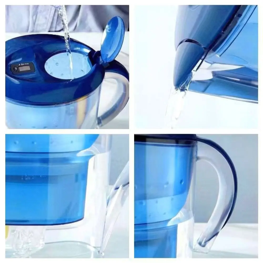 Kitchen Water Filtration System Kettle 3.5L Large Purifier Pitcher For Clean Drinking Healthy Living Essential Tool