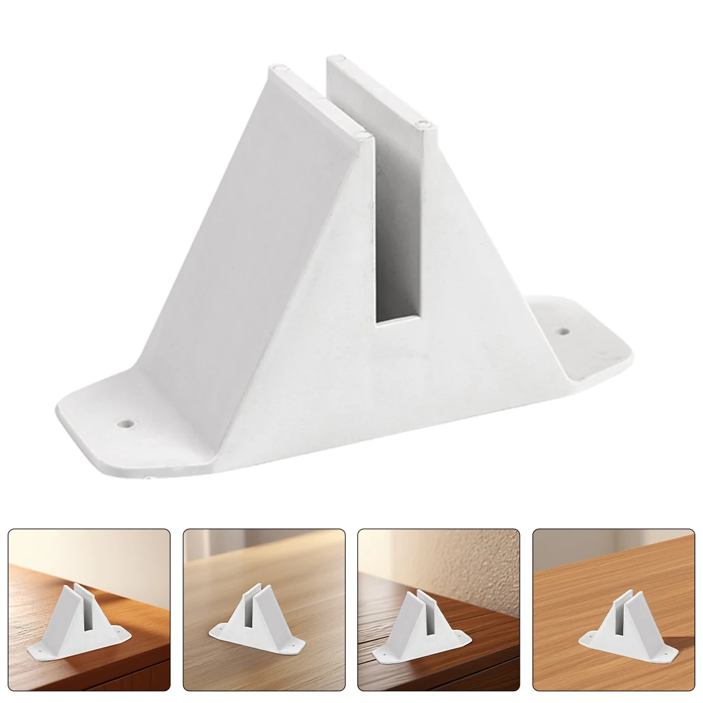 

5 Fence Base Stabilizer Reinforcement Anchor Fold Wood Post Support Privacy Garden Plastic Outdoor Decorative Bracket