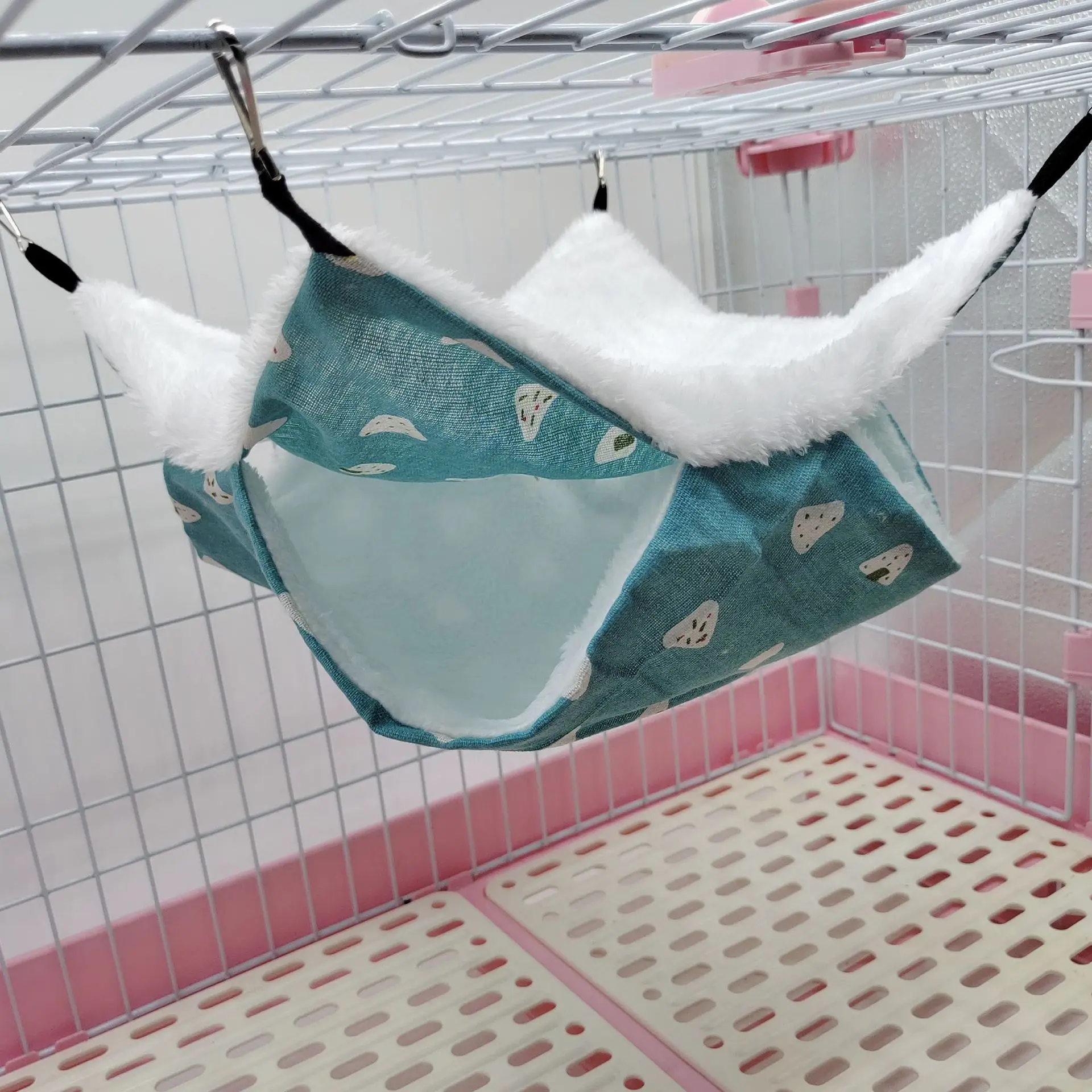 Ferret Rat  Warm Pet Hammock Pet Sleeping Bag Hamster Cage Squirrel Beds