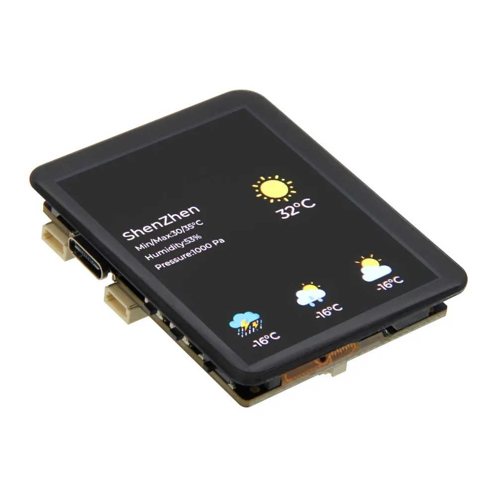 LILYGO T4-S3 ESP32-S3 مجلس التنمية 2.41 بوصة AMOLED شاشة تعمل باللمس شاشة RGB واي فاي وحدة بلوتوث