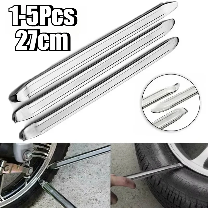 1-5 pz 27 cm piede di porco curvo pneumatico leva in acciaio rimozione barra di leva strumento di riparazione per auto bici moto manutenzione smontare