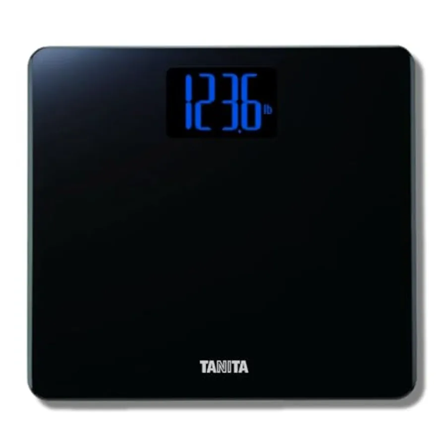 

HD-366 Digital Weight Scale 440 lbs Capacity Japan Technology Accurate Step On Operation Stylish Design with Reverse Blue Lit L