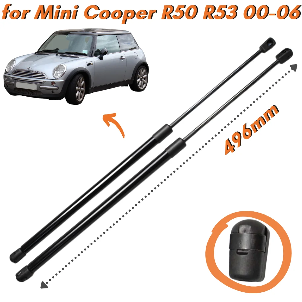 

Qty(2)Trunk Struts for BMW Mini Cooper R50 R53 Hatchback 2000-2006 Rear Tailgate Boot Lift Supports Shock Absorbers Gas Springs