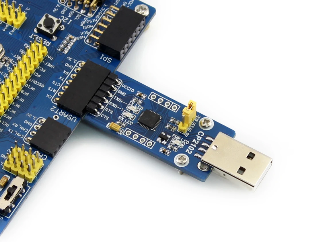 Picture 5: Waveshare CP2102 USB To UART Module, Single-Chip USB to UART Data Transfer, Supports Mac, Linux, Android, WinCE, Windows 10/11