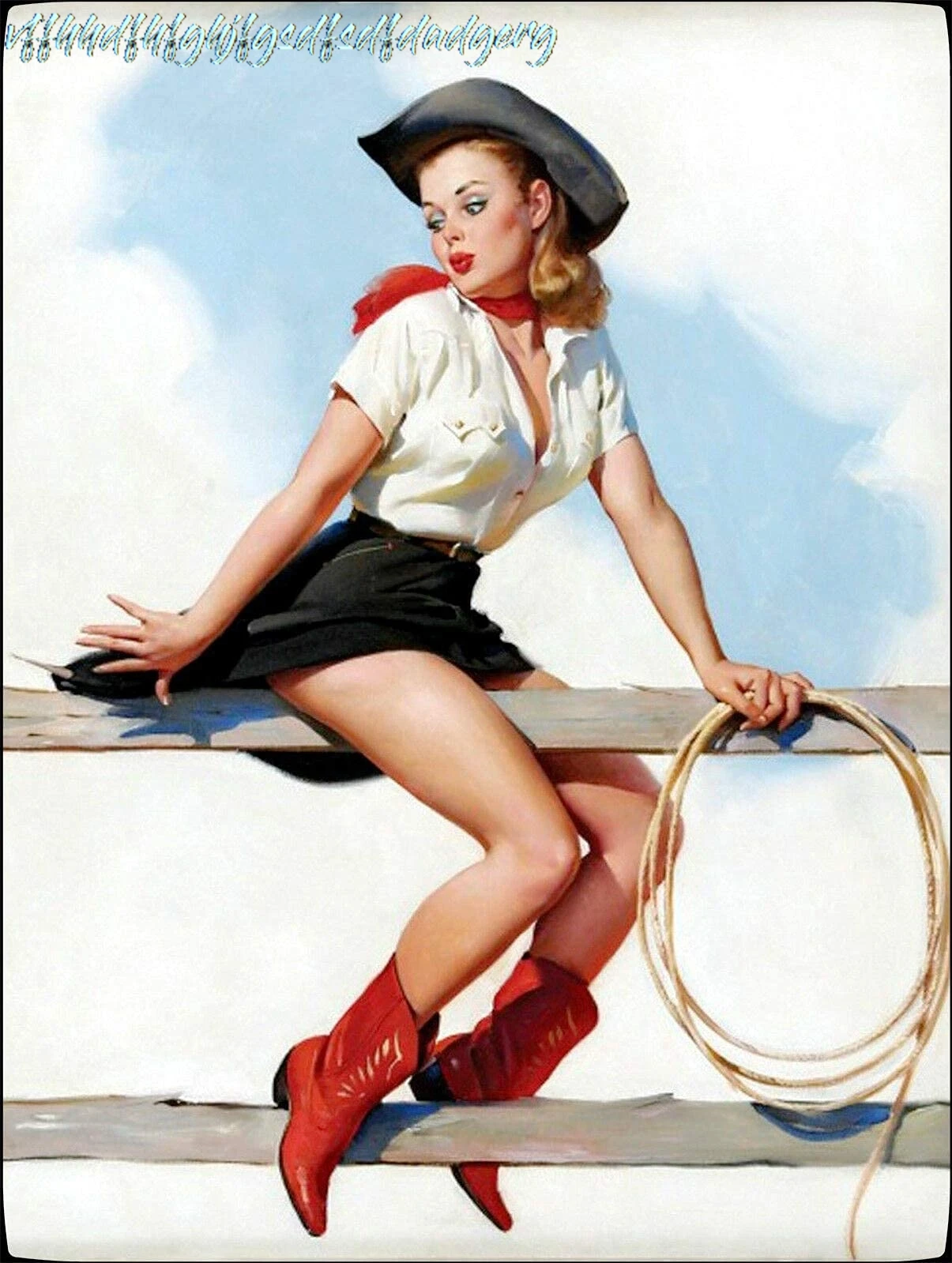 Metal Vintage Tin Sign Cow Girl Pin Up Plaque Fridge Magnet Metal Tin Sign Pinup Girl Cafe Art Decor Bar Pub 8x12 inch sign