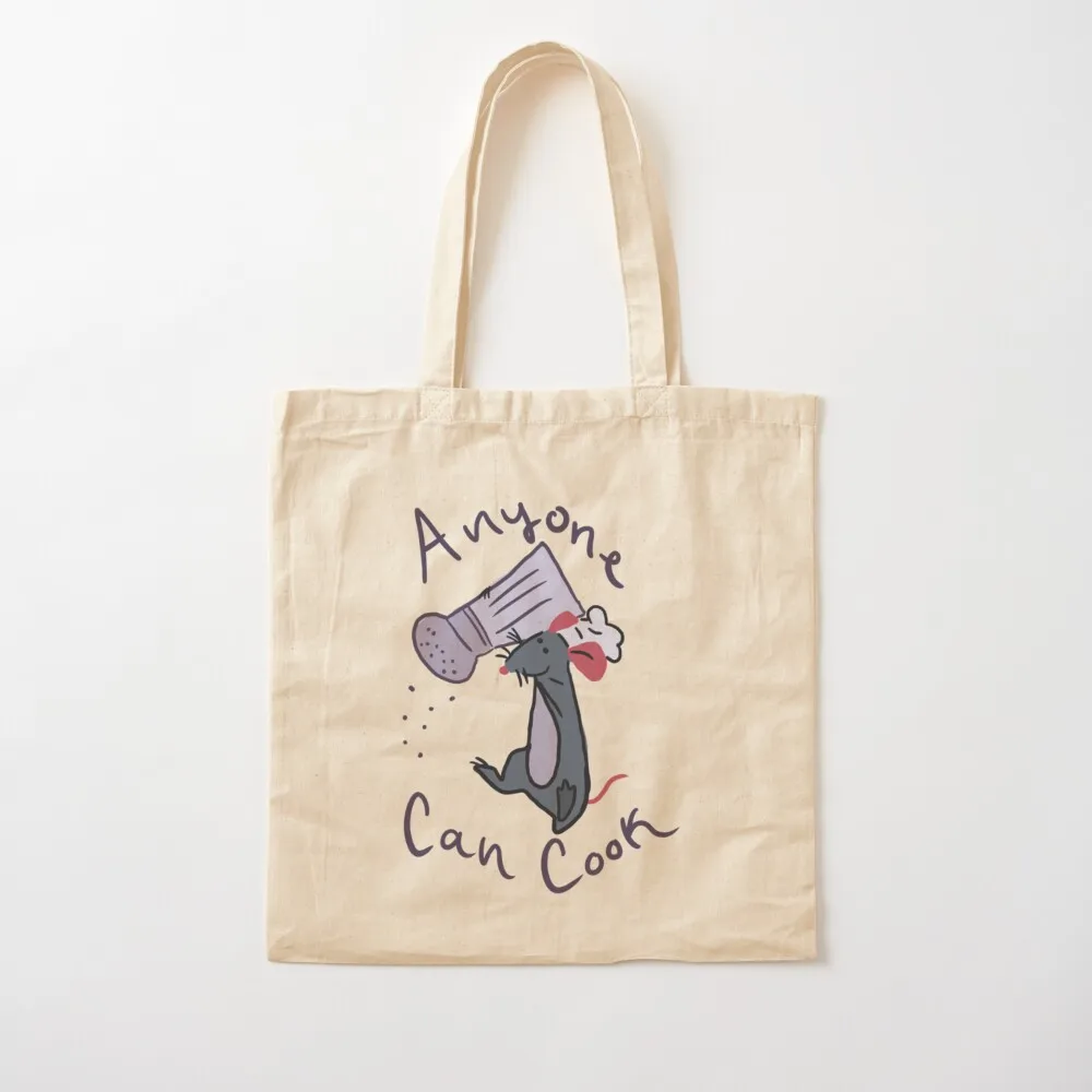 Anyone Can Cook, with salt Tote Bag cloth bag woman tote bag canvas luxury women