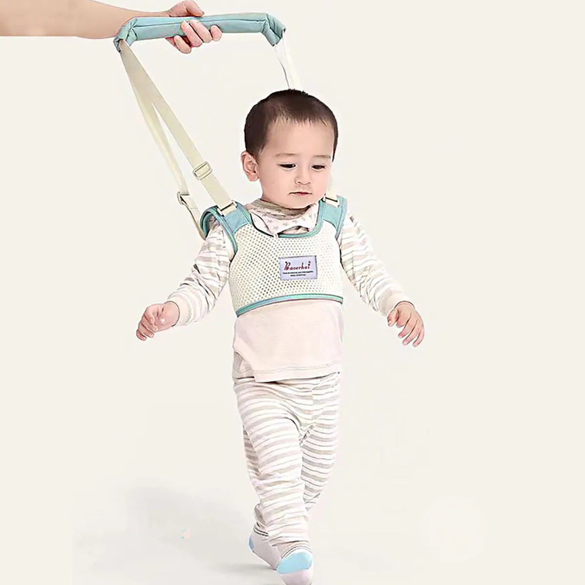 Multi functional pure cotton breathable baby walking belt Children\'s waist protection and learning to walk traction belt