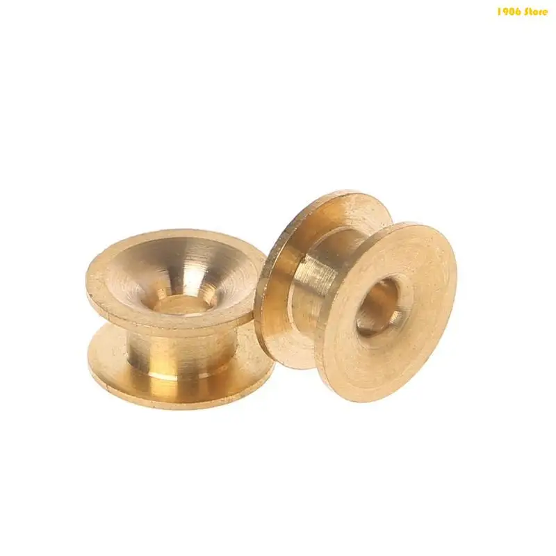 U1JB 2pcs Trimmer latón para herramienta jardín ojales en cabeza Parte del retenedor línea strimmer