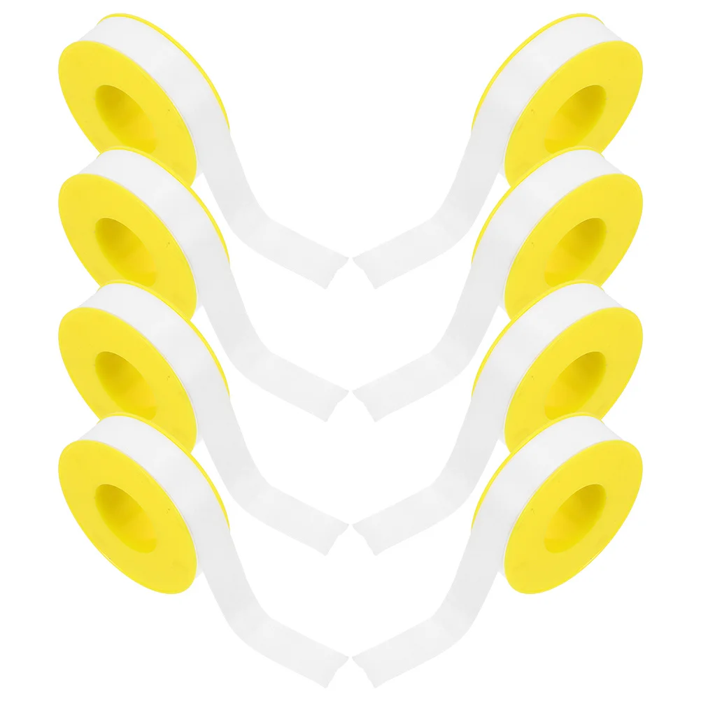 

8Pcs 23m High-Temperature Ptfe Tape Leak-Proof Sealing for Water Pipes Shower Heads Hose Repairs High-Temperature Ptfe Tape