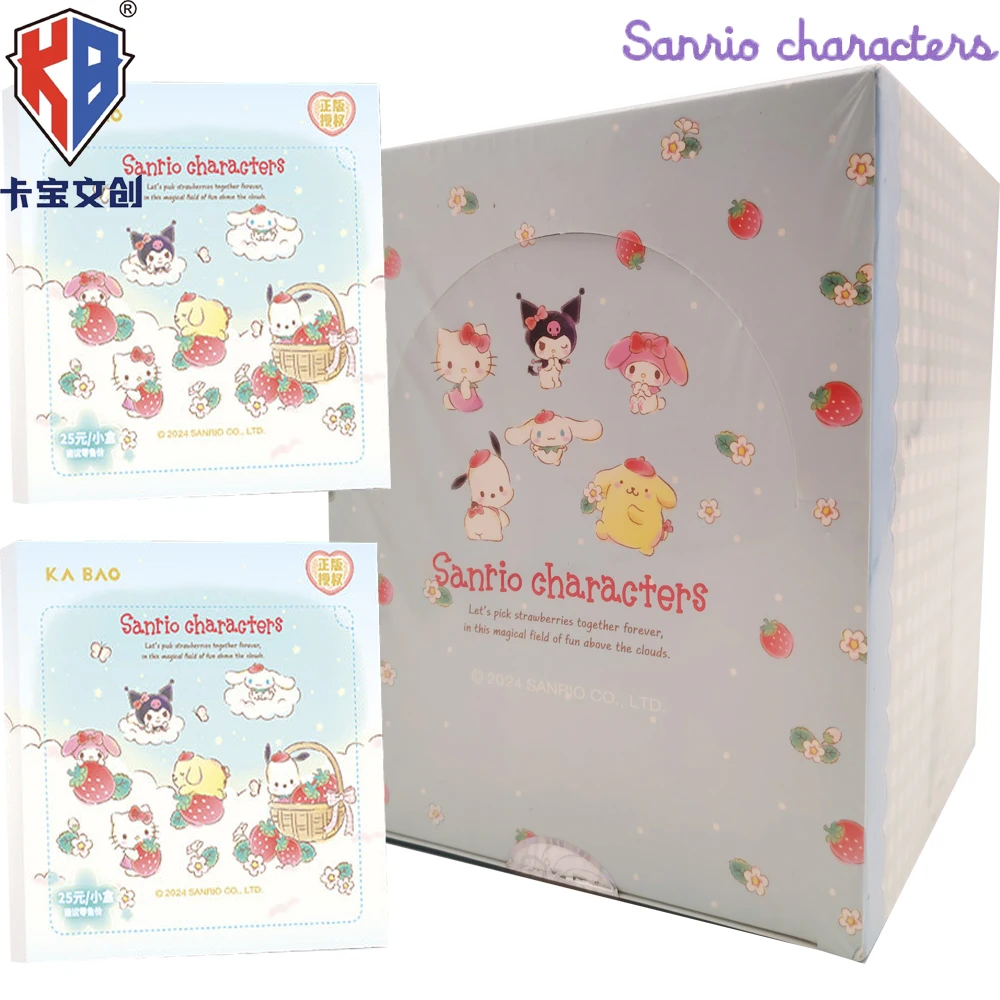 New Genuine KABAO Sanrio Classic Popular Star Family Collection Color Paper Card Fun Creative Lovely Characters Surprise Cards