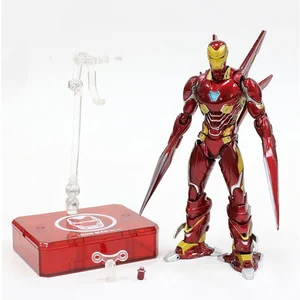 Marvel Men of Iron Action Figure Model, MK50 Shfiguarts, Nano Metal, Kaiyodo Yamaguchi, Tony Stark, Toys Gift Collection Toys 6 Main Sales Iron Man - №6