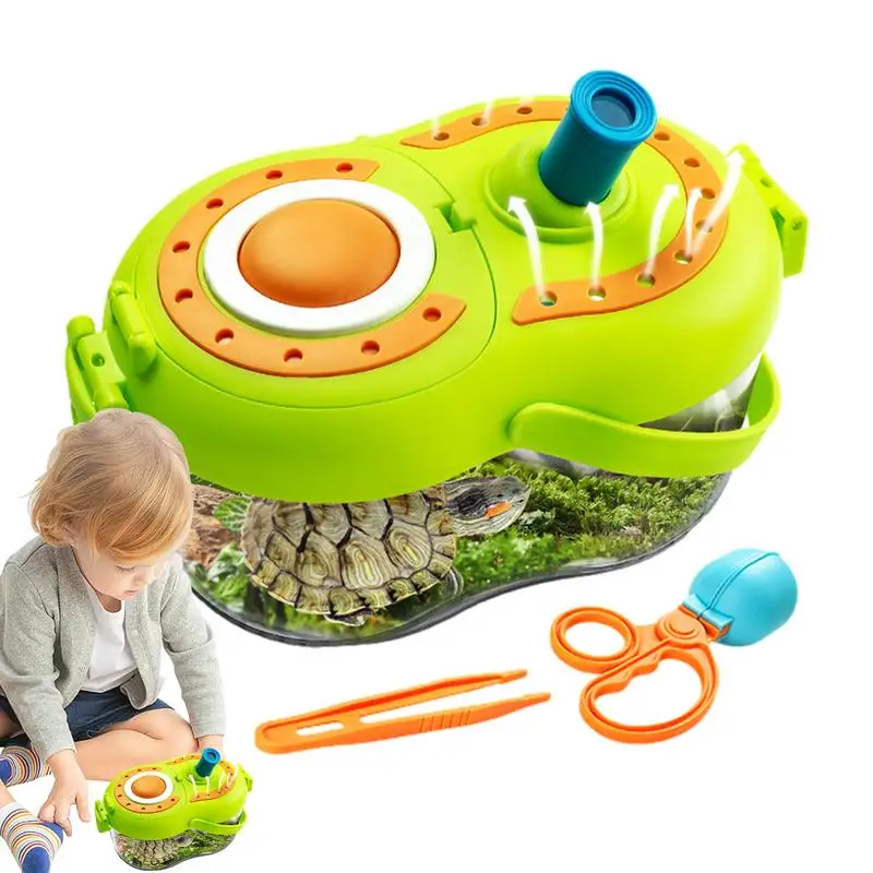 

Camping Hiking Outdoor Explorer Set Bug Catcher Kit With Magnifying Glass Critter Case Toy For Kid