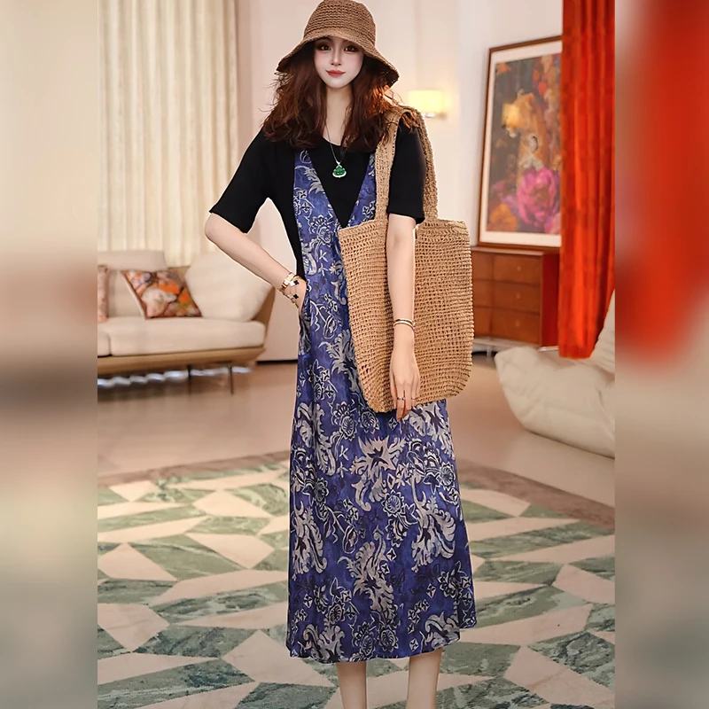 

Новинка! Летняя женская юбка А-силуэта Linda Sister High-End Casual Fashion Dr Ele с высокой талией, модель AS5LYH254